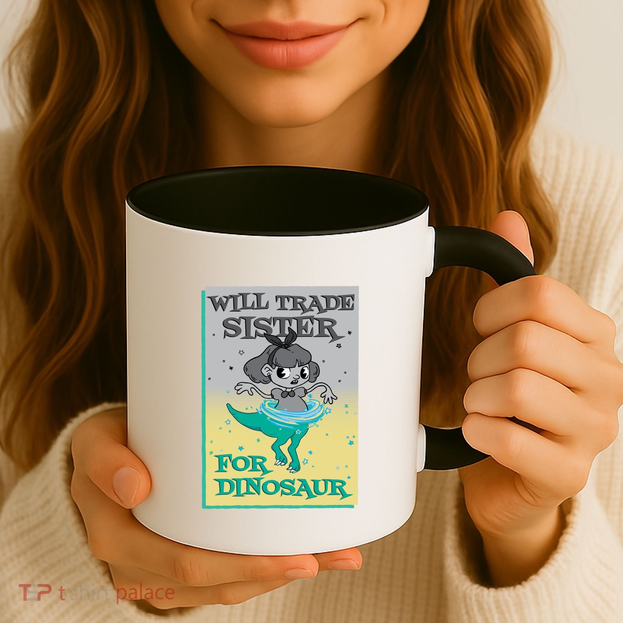 Will Trade Sister For Dinosaur Coffee Mug