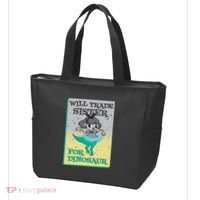 Will Trade Sister For Dinosaur Tote Bag thumb 3
