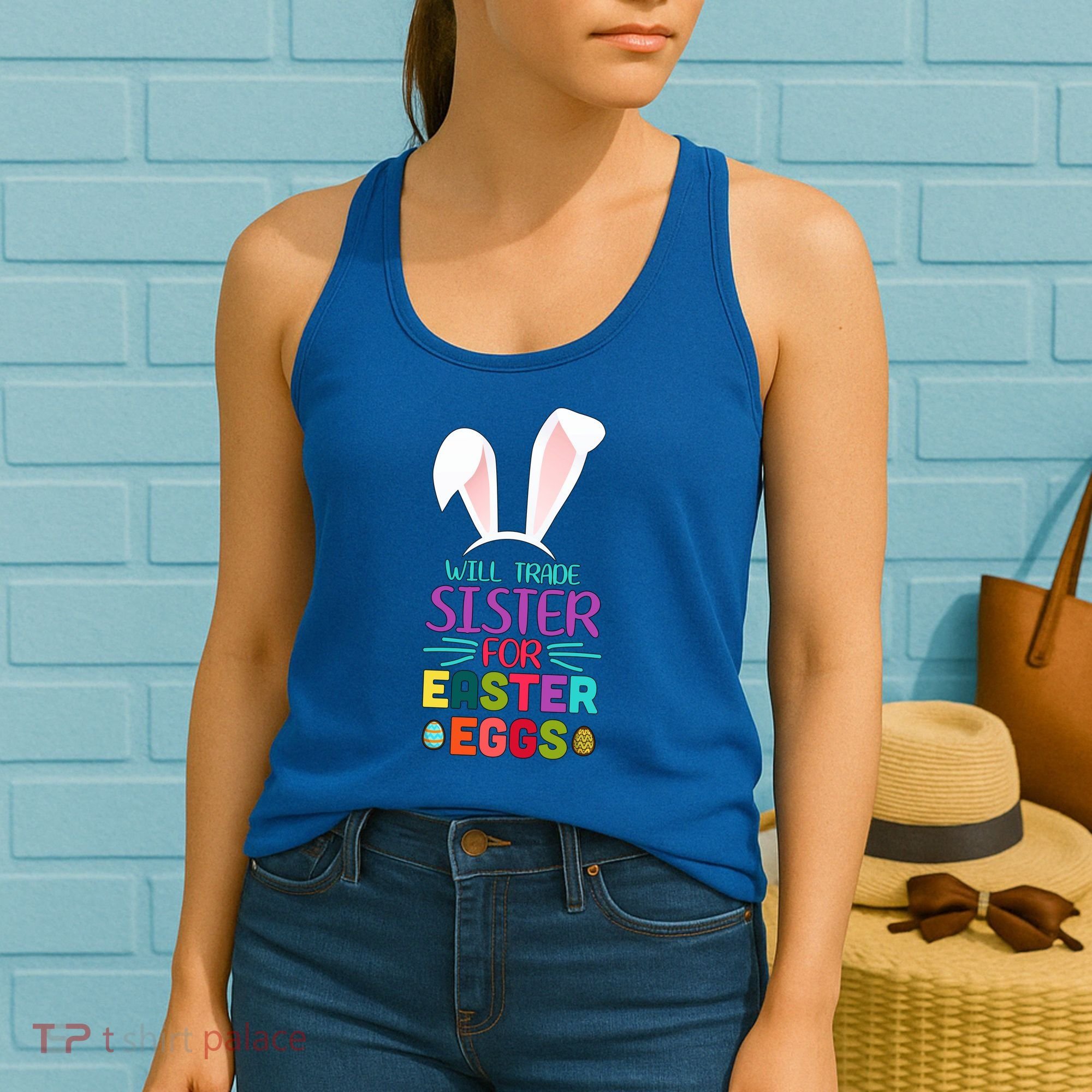 Will Trade Sister For Easter Eggs Women's Tank Top