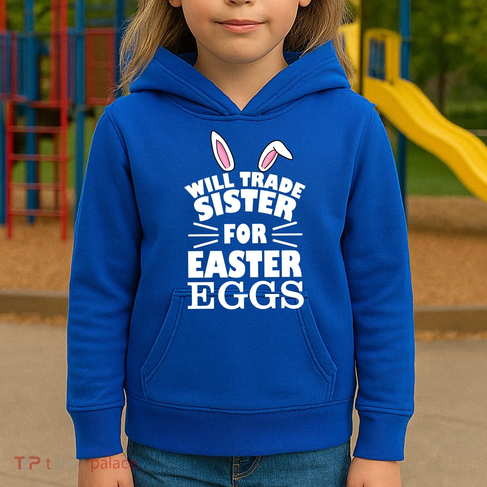 Will Trade Sister For Eggs Kids Hoodie