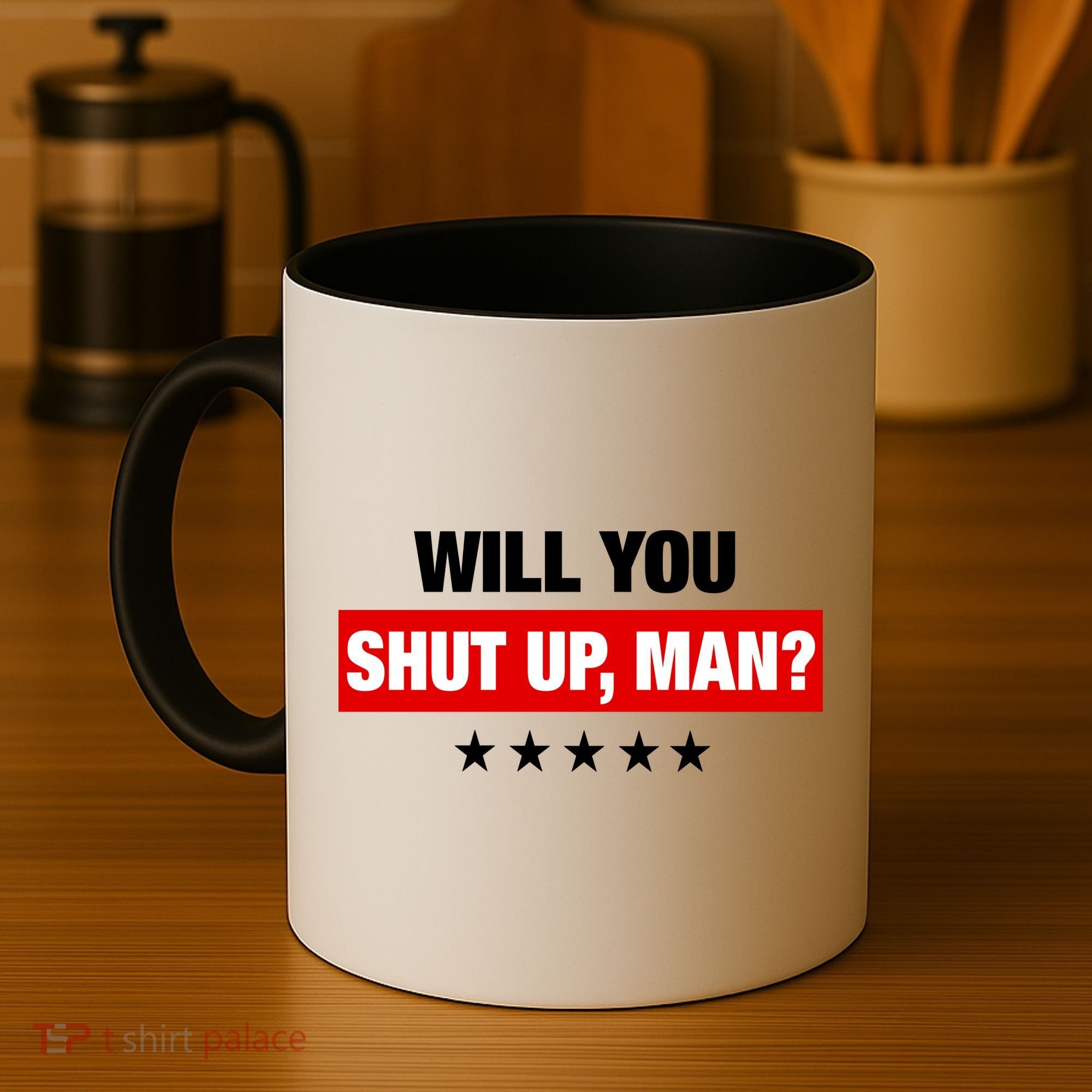 Will You Shut Up Man? Biden Quote Presidential Debate  Coffee Mug