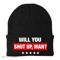 Will You Shut Up Man? Biden Quote Presidential Debate  Beanie thumb 0
