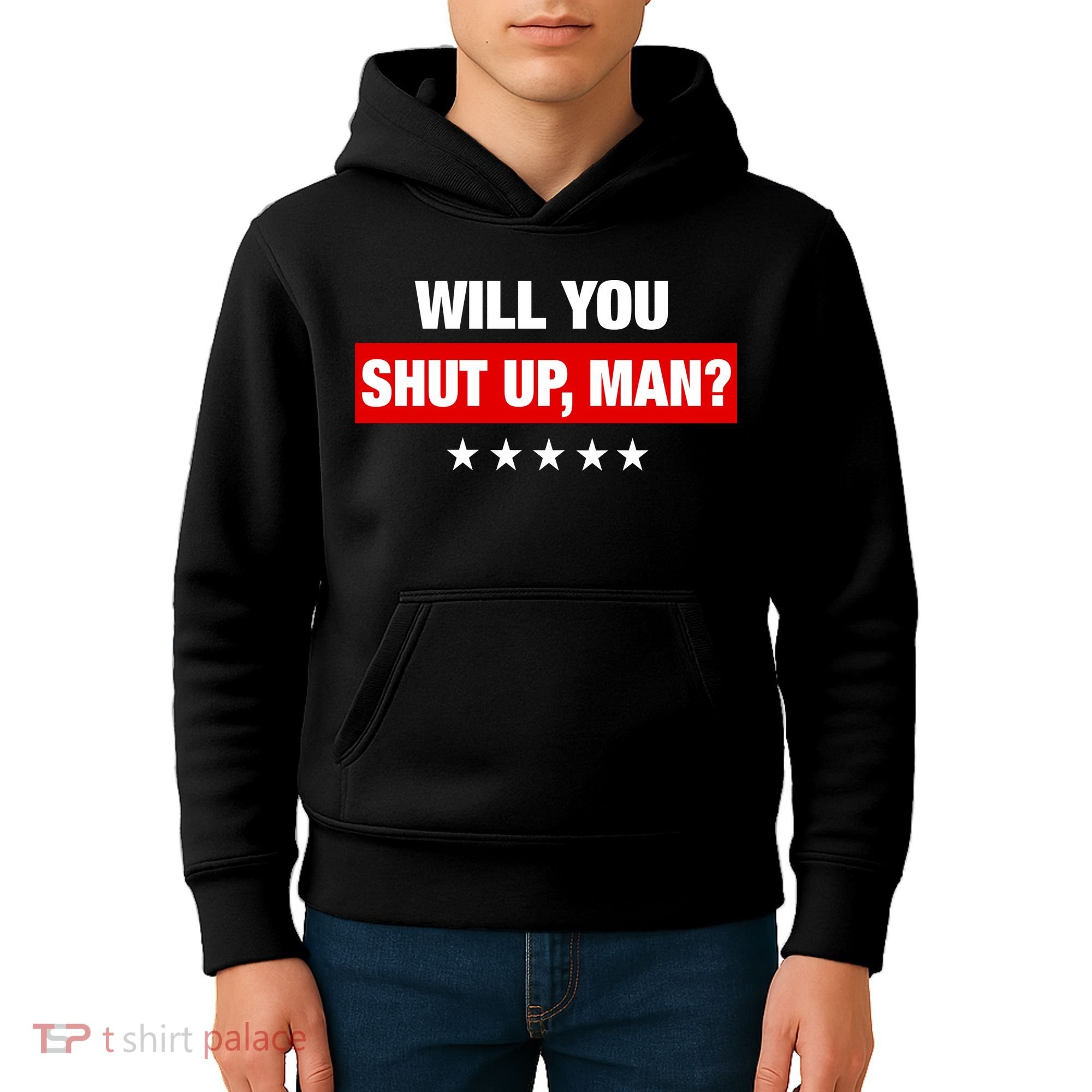 Will You Shut Up Man? Biden Quote Presidential Debate  Kids Hoodie