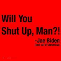 Will You Shut Up Man? Funny Biden Quote President Debate Santa Hat thumb 1
