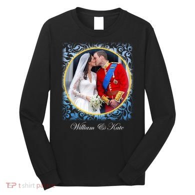 William & Kate Royal Wedding Photo Long Sleeve Shirt
