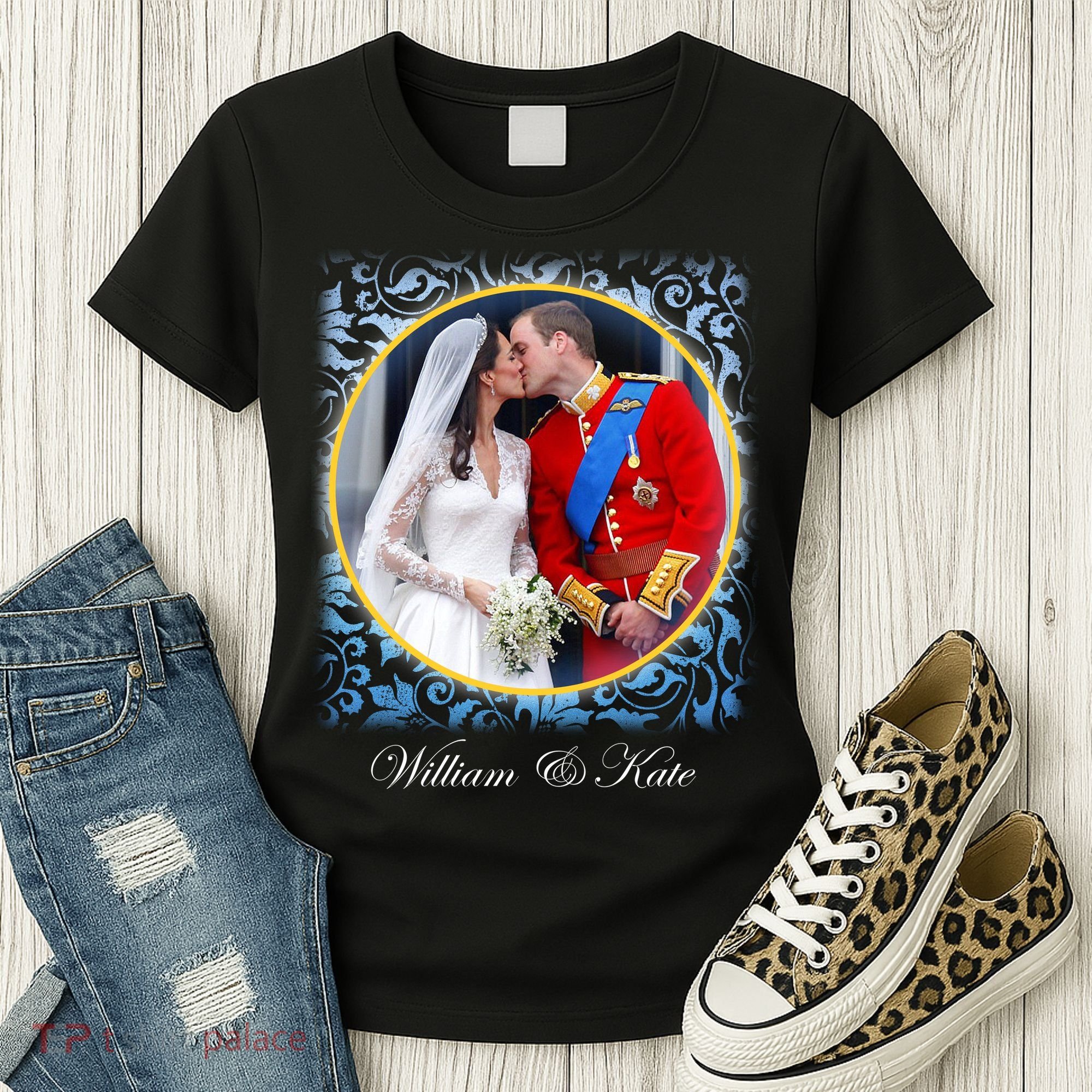 William & Kate Royal Wedding Photo Women's T-Shirt