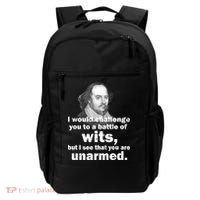 William Shakespeare Wits Quote Backpack thumb 0