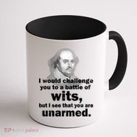 William Shakespeare Wits Quote Coffee Mug thumb 1