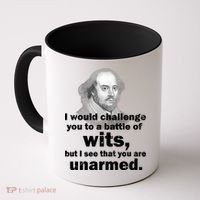 William Shakespeare Wits Quote Coffee Mug thumb 0