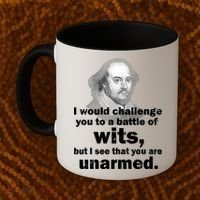 William Shakespeare Wits Quote Coffee Mug thumb 2