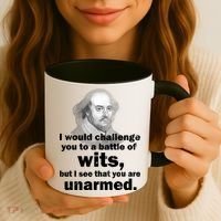 William Shakespeare Wits Quote Coffee Mug thumb 3