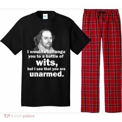 William Shakespeare Wits Quote Pajama Set