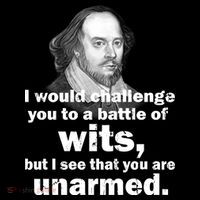 William Shakespeare Wits Quote Mousepad thumb 1