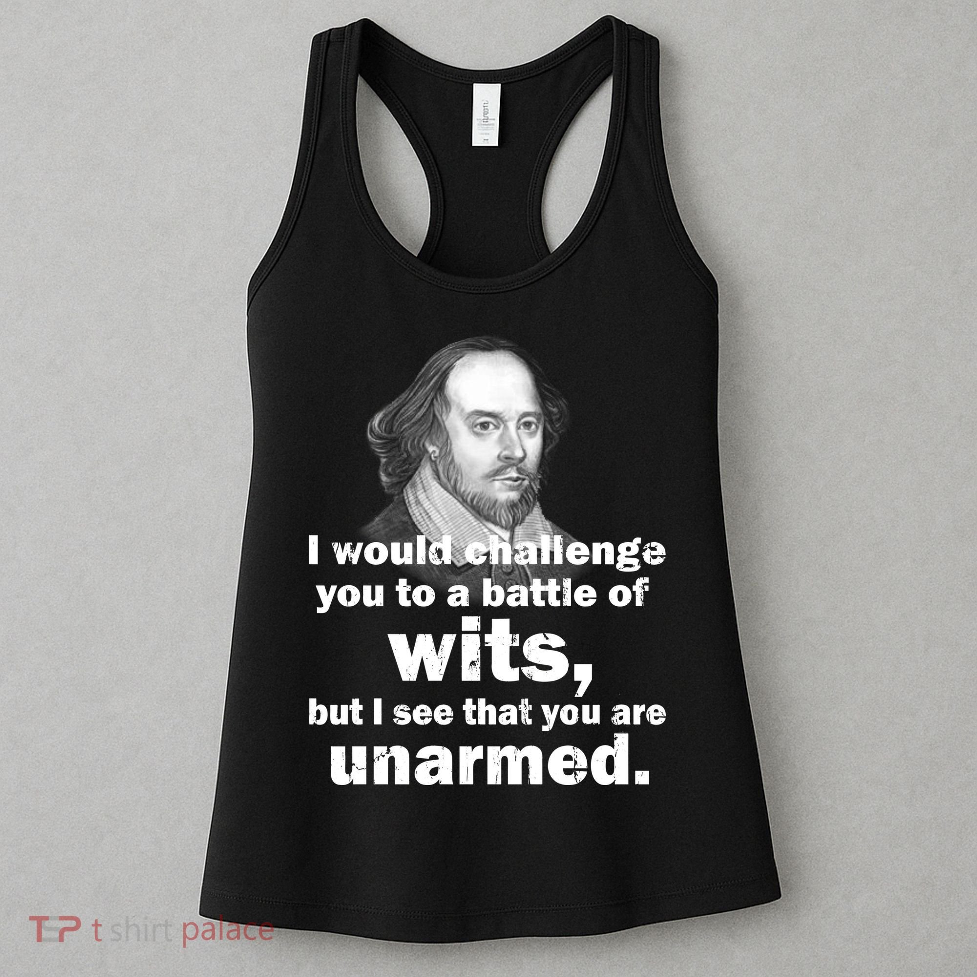 William Shakespeare Wits Quote Women's Tank Top