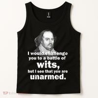 William Shakespeare Wits Quote Tank Top thumb 2