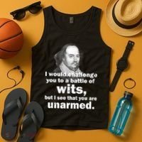 William Shakespeare Wits Quote Tank Top thumb 4