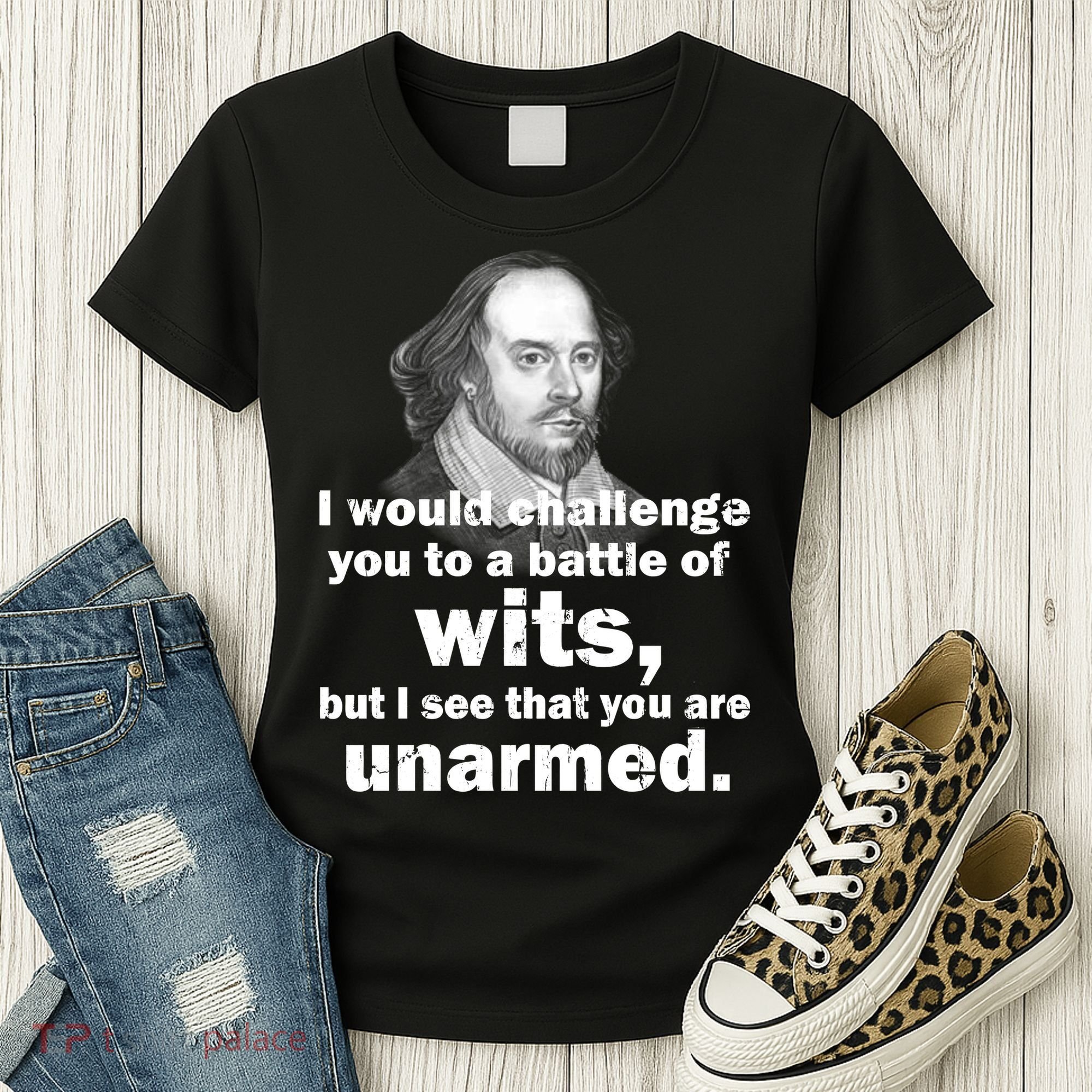 William Shakespeare Wits Quote Women's T-Shirt