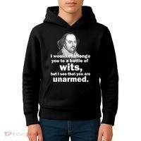 William Shakespeare Wits Quote Kids Hoodie thumb 4