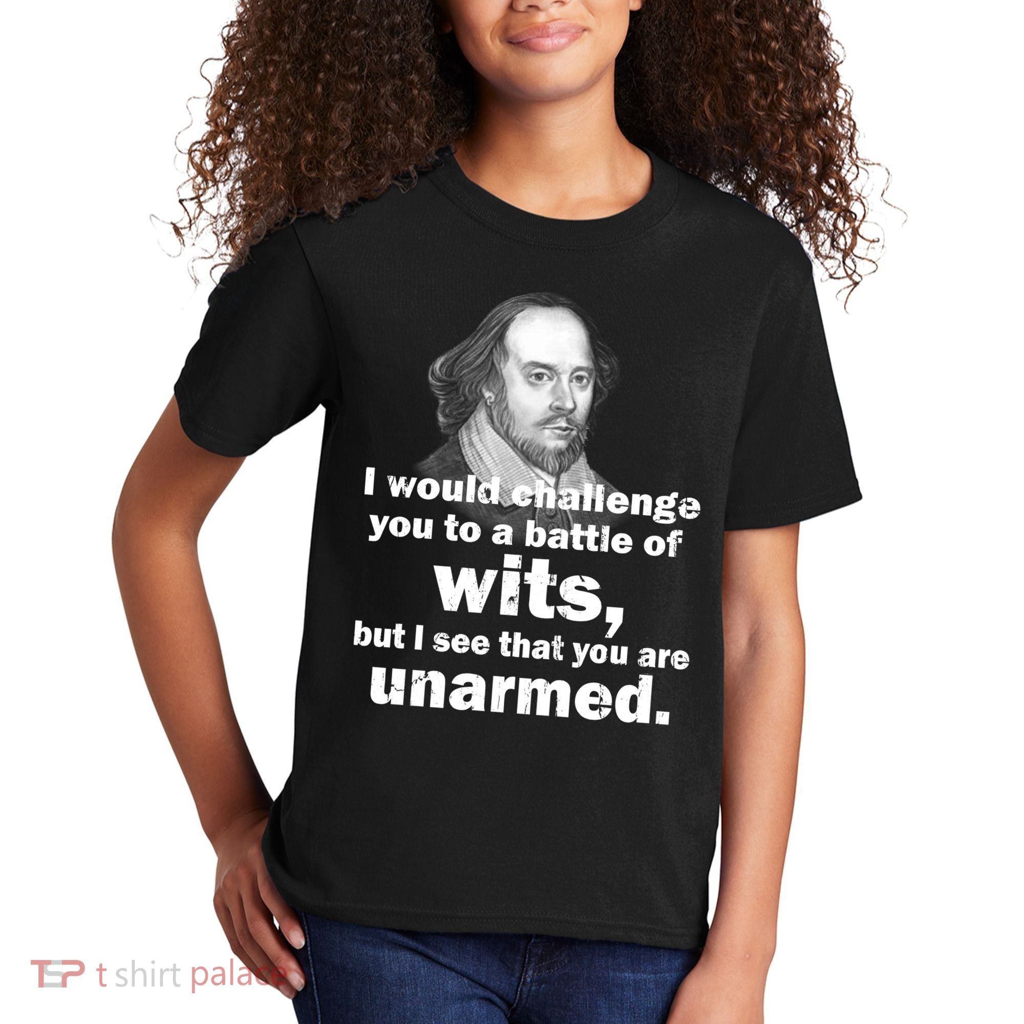 William Shakespeare Wits Quote Kids T-Shirt