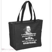 William Shakespeare Wits Quote Tote Bag thumb 2