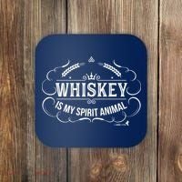 Whiskey Is My Spirit Animal Coaster thumb 0