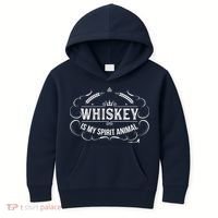 Whiskey Is My Spirit Animal Kids Hoodie thumb 0