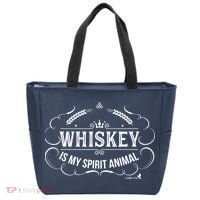 Whiskey Is My Spirit Animal Tote Bag thumb 0