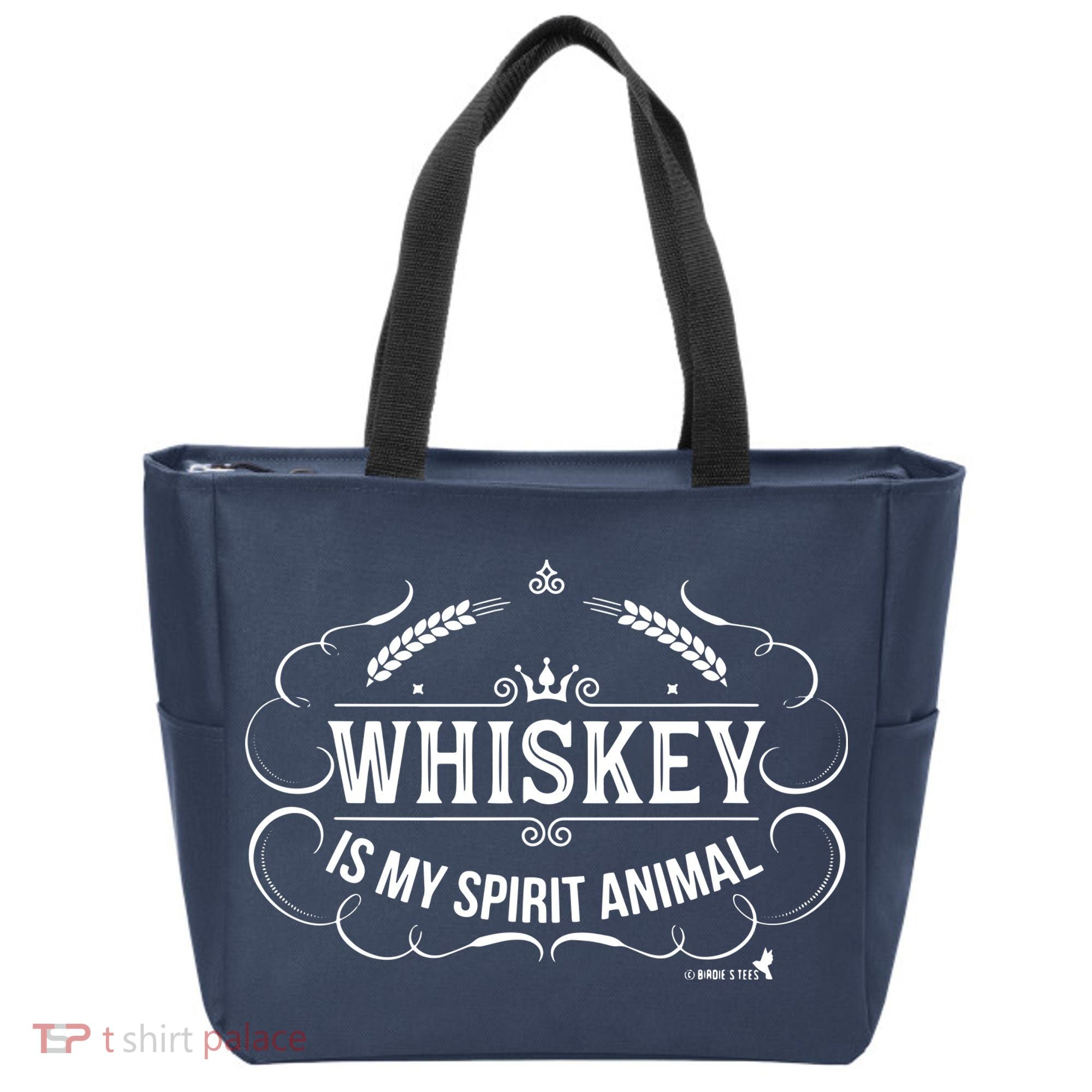 Whiskey Is My Spirit Animal Tote Bag