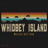 Whidbey Island Mountains Washington Hiking Outdoors Retro Coaster thumb 2