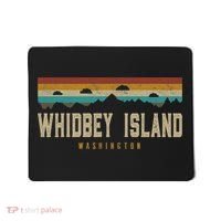 Whidbey Island Mountains Washington Hiking Outdoors Retro Mousepad thumb 0