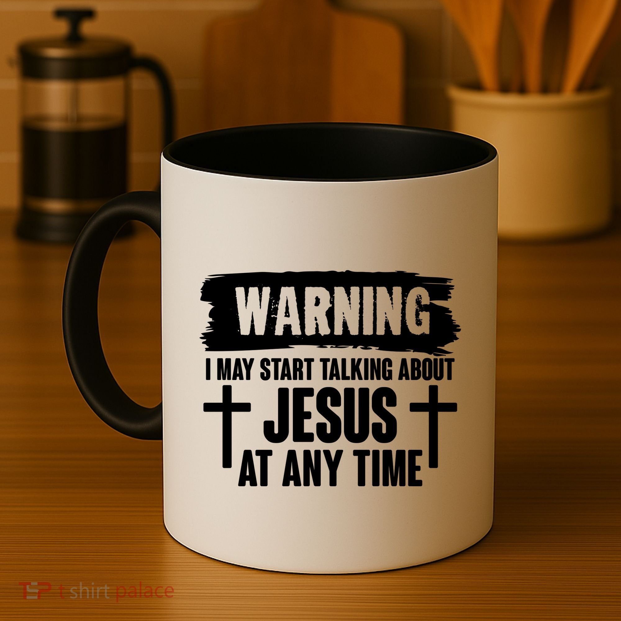 Warning I May Start Talking About Jesus At Any Time Coffee Mug
