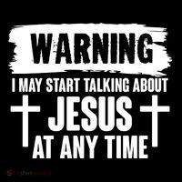Warning I May Start Talking About Jesus At Any Time Women's Hoodie thumb 2