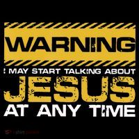 Warning I May Start Talking About Jesus Christian Jesus Mousepad thumb 1
