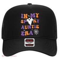 Women In My Spooky Aunt Era Funny Groovy Halloween Gift Hat thumb 0
