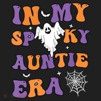 Women In My Spooky Aunt Era Funny Groovy Halloween Gift Hat thumb 2