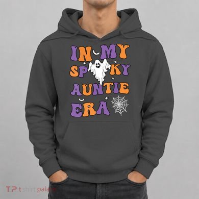 Women In My Spooky Aunt Era Funny Groovy Halloween Gift Hoodie
