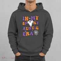 Women In My Spooky Aunt Era Funny Groovy Halloween Gift Hoodie thumb 0