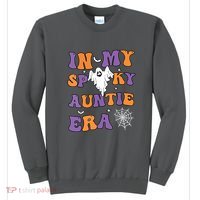Women In My Spooky Aunt Era Funny Groovy Halloween Gift Sweatshirt thumb 0