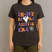 Women In My Spooky Aunt Era Funny Groovy Halloween Gift T-Shirt thumb 4