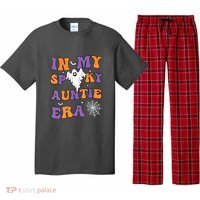 Women In My Spooky Aunt Era Funny Groovy Halloween Gift Pajama Set thumb 0