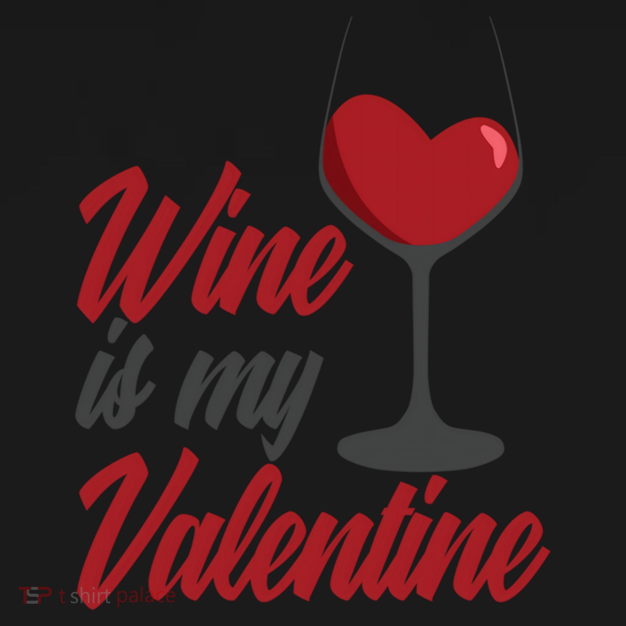 Wine Is My Valentine Drunk Alcohol Lover Funny Vfunny Giftday Gift Ornament