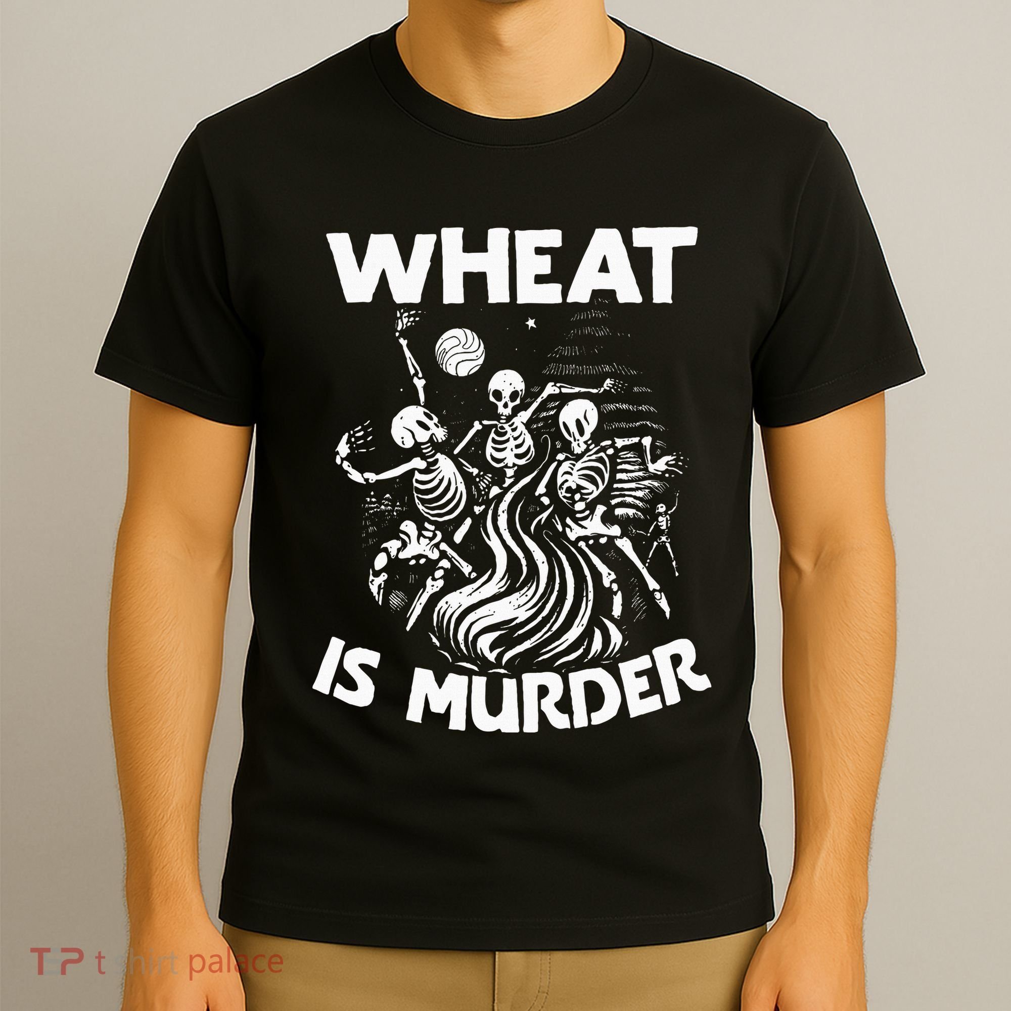 Wheat Is Murder Celiac Disease Awareness Month Gluten Free T-Shirt