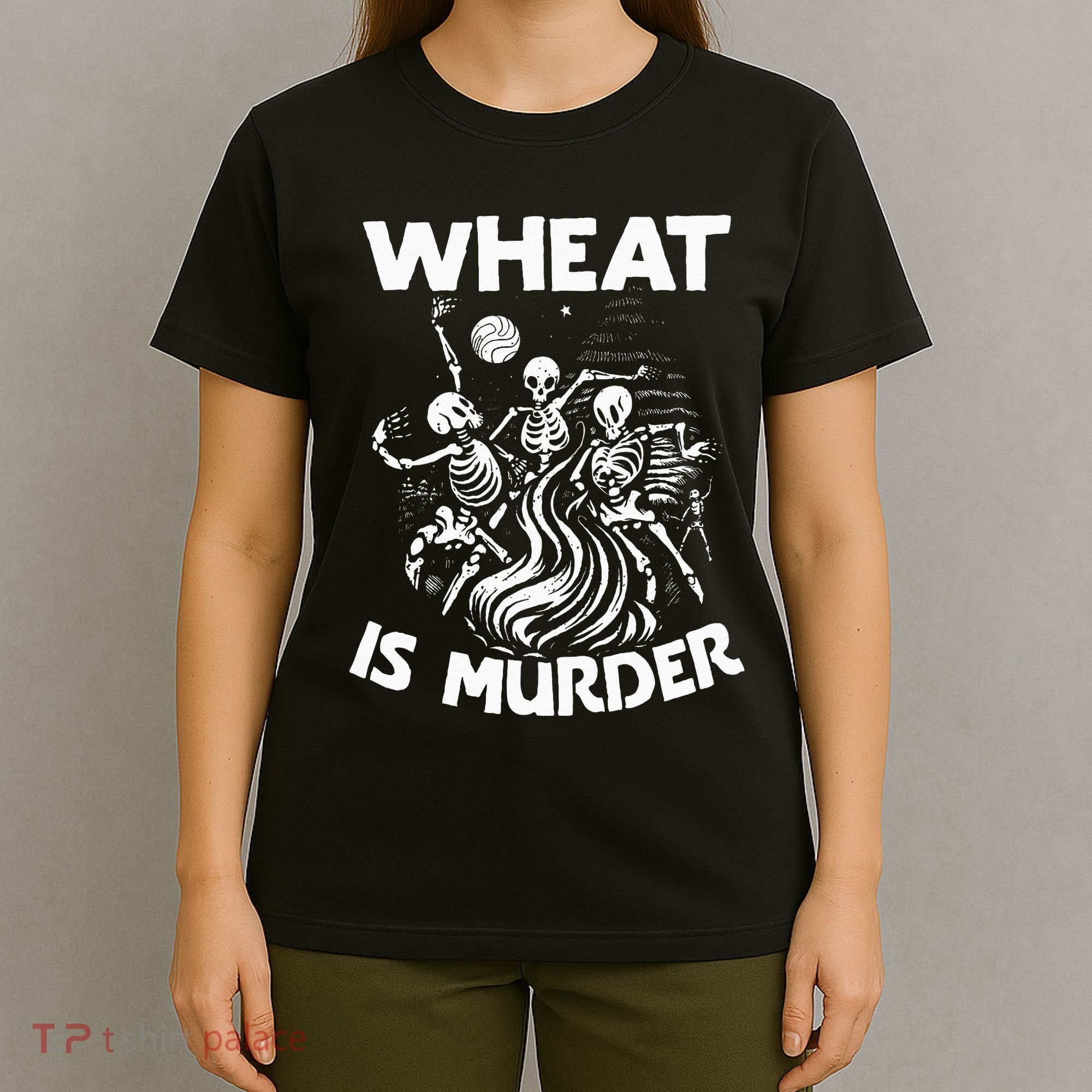 Wheat Is Murder Celiac Disease Awareness Month Gluten Free T-Shirt