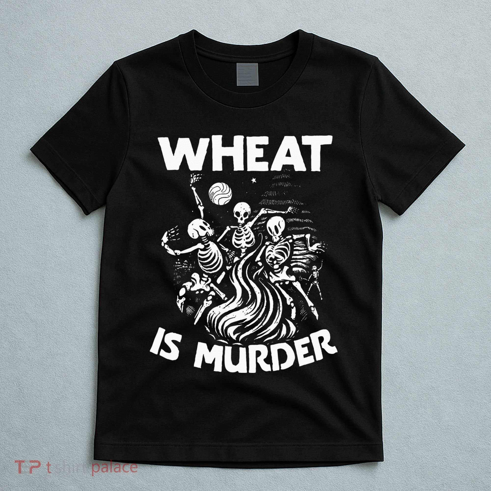Wheat Is Murder Celiac Disease Awareness Month Gluten Free T-Shirt