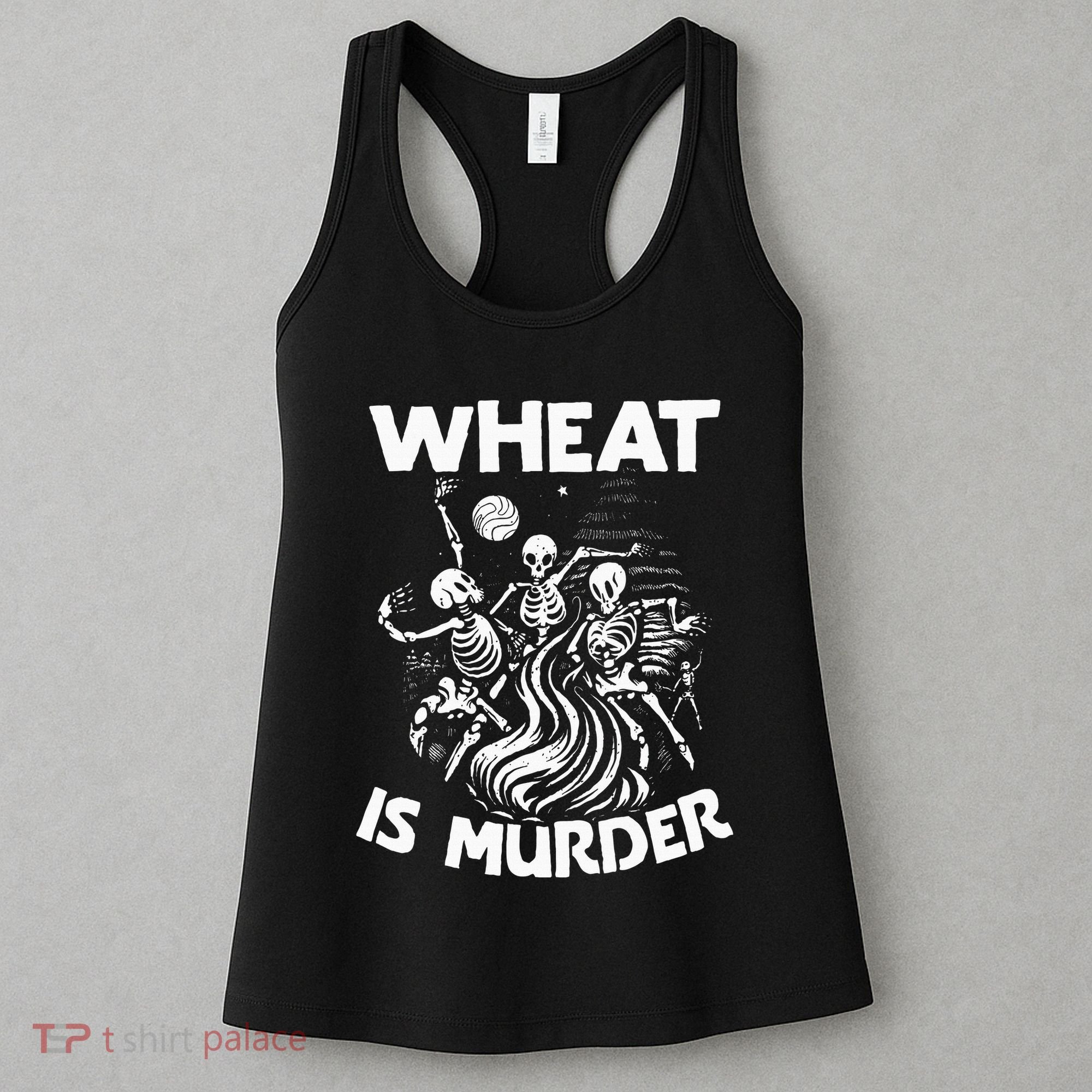 Wheat Is Murder Celiac Disease Awareness Month Gluten Free Women's Tank Top