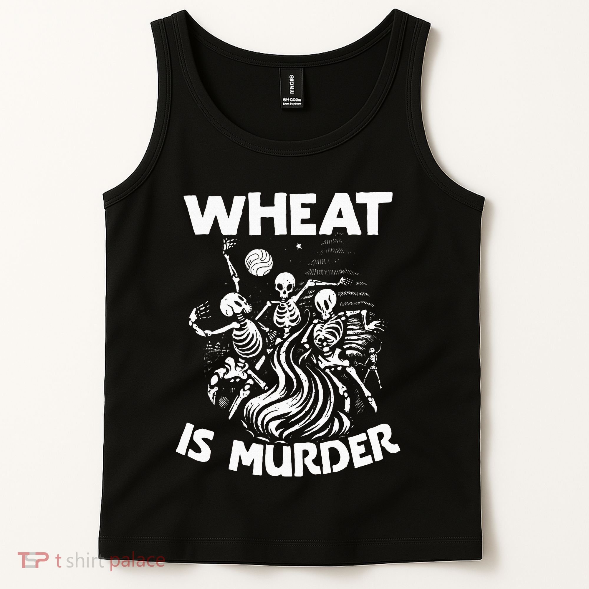 Wheat Is Murder Celiac Disease Awareness Month Gluten Free Tank Top