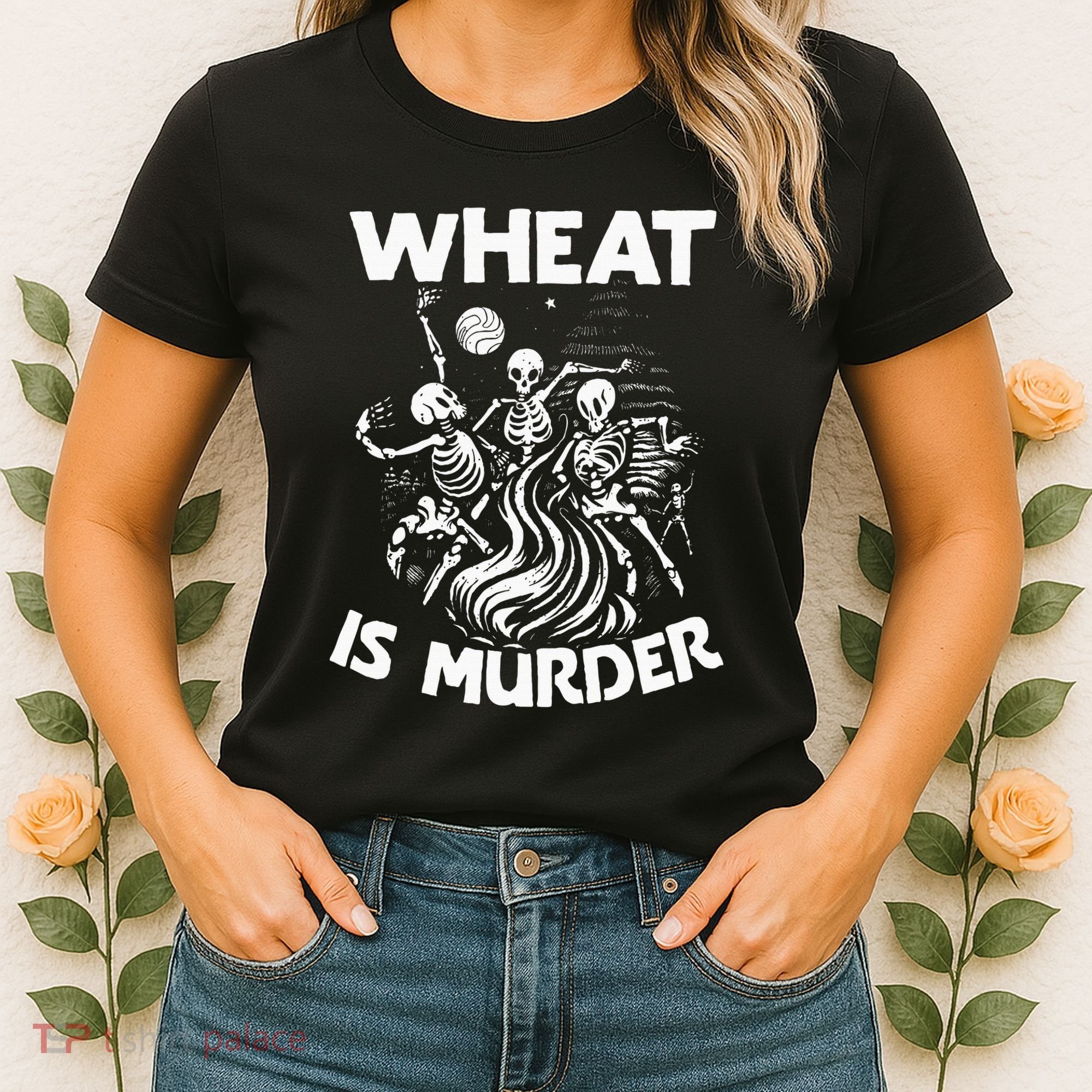 Wheat Is Murder Celiac Disease Awareness Month Gluten Free Women's T-Shirt