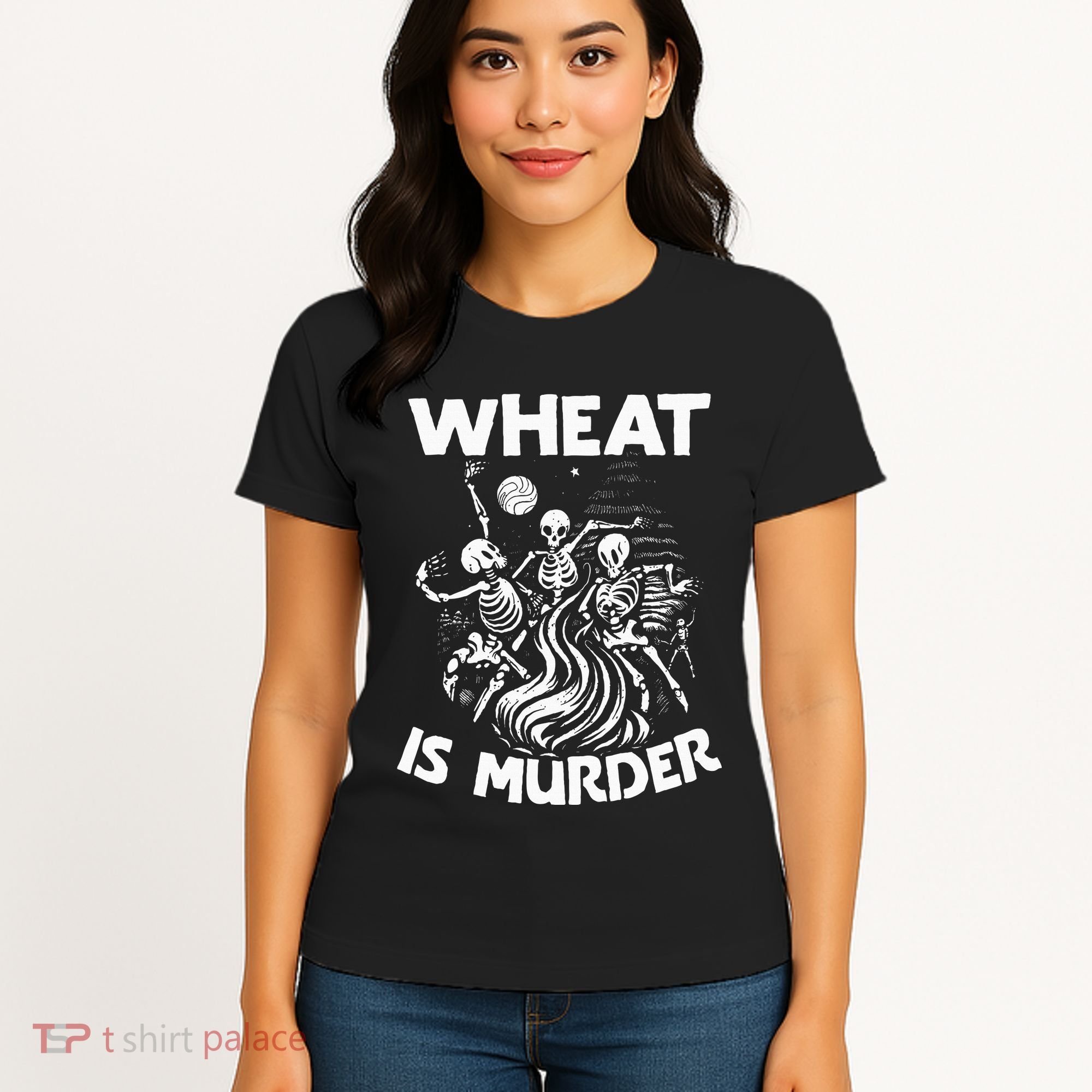 Wheat Is Murder Celiac Disease Awareness Month Gluten Free Women's T-Shirt