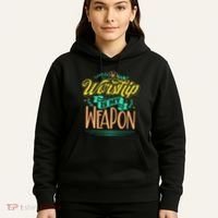 Worship Is My Weapon Christian Hoodie thumb 5