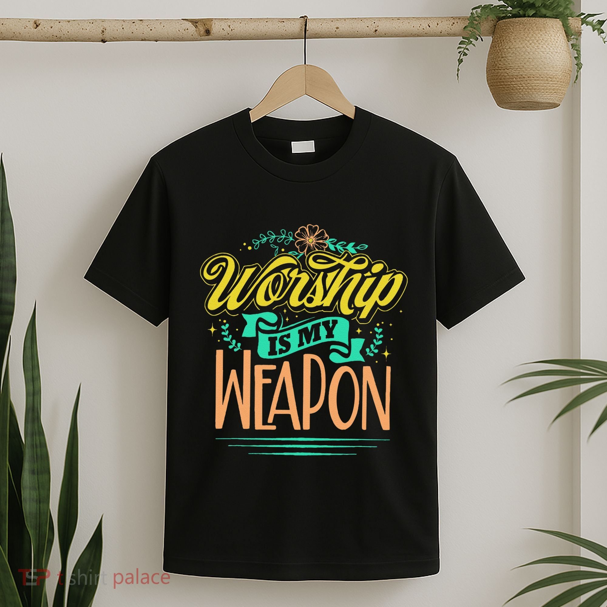 Worship Is My Weapon Christian T-Shirt